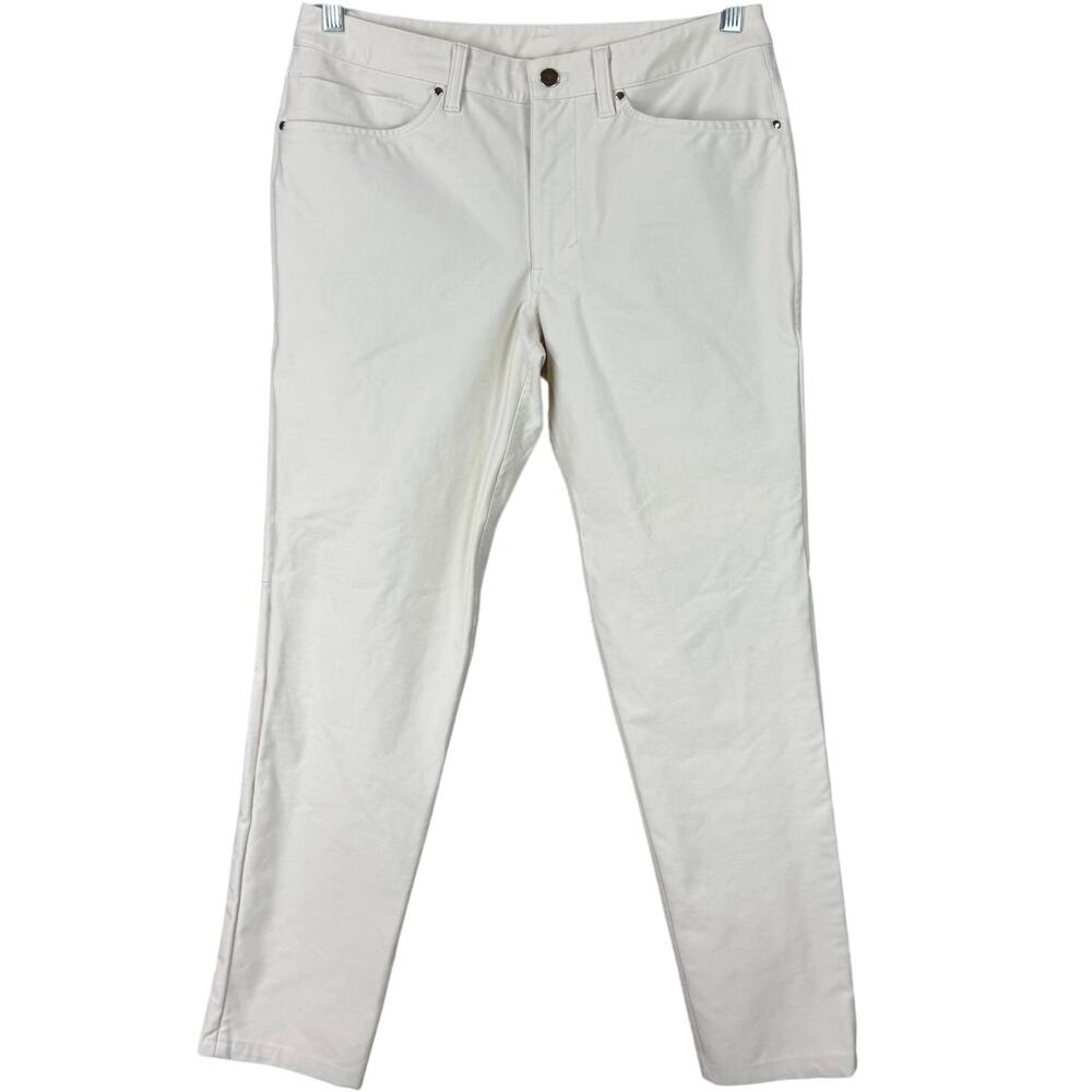 Lululemon ABC Pant Slim Utilitech White Opal Men's Size 31 x 29 EUC